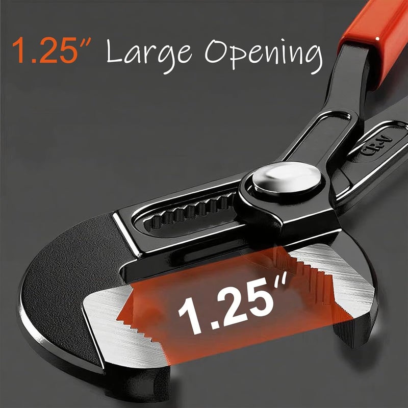 BJDSI Channel Locks Plier 7 inch,Fast Adjustable,Mutil-Position Push-Lock,High Torque,Anti-Rust. - Image 5